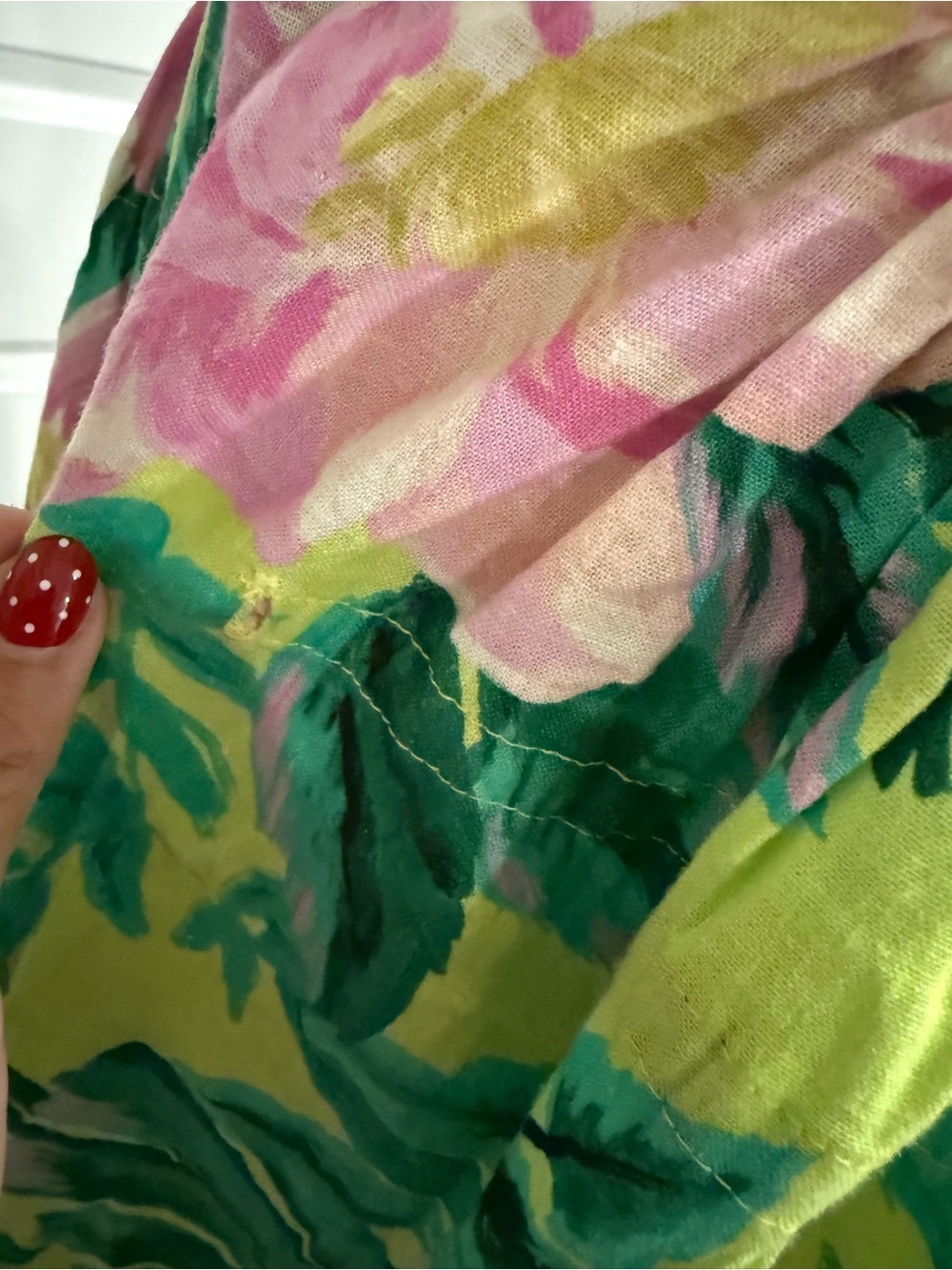FARM RIO Painted Flowers Maxi Dress SZ S please read - Picture 4 of 5